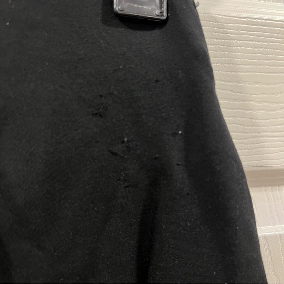 Spanx Super Smooth Perfect Fit Ponte Cropped Wide Leg Pant Black Size XS - Picture 9 of 10